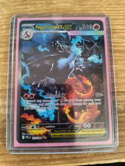Mega Charizard X ex SIR 125/094 Pokemon TCG Phantasmal Flames NM/Pack Fresh - Image 4