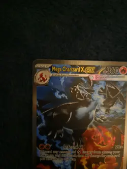 Mega Charizard X ex SIR 125/094 Pokemon TCG Phantasmal Flames NM/Pack Fresh - Image 4