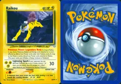 RAIKOU 22/64 RARE NEO REVELATION POKEMON UNLIMITED MP - Image 3