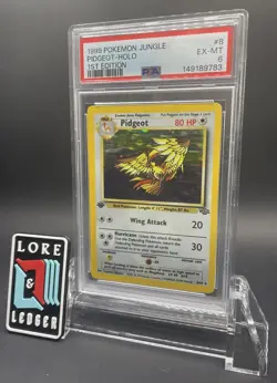 1999 POKEMON JUNGLE 1ST ED #8 PIDGEOT-HOLO PSA 6 - Image 1