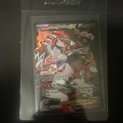 Pokemon Team Magma's Groudon EX 15/34 Double Crisis Ultra Rare Holo Full Art - Image 1