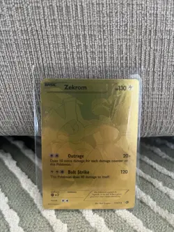 Pokemon TCG Black & White Legendary Treasures Zekrom 115/113 Secret Rare NM - Image 1