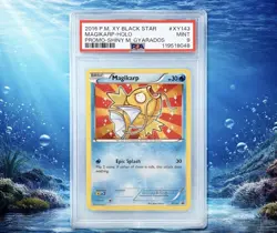 2016 POKEMON XY BLACK STAR PROMO SHINY MEGA GYARADOS #XY143 MAGIKARP-HOLO PSA 9 - Image 1