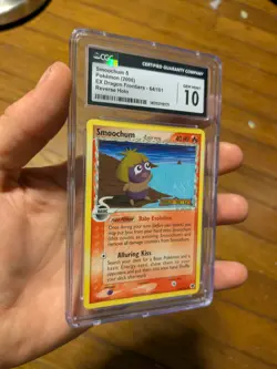 (Pop 15) Pokemon Smoochum 64/101 Stamped Holo Dragon Frontiers CGC 10 GEM MINT - Image 1