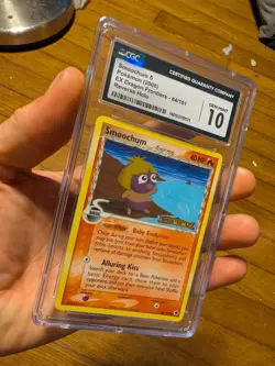 (Pop 15) Pokemon Smoochum 64/101 Stamped Holo Dragon Frontiers CGC 10 GEM MINT - Image 2
