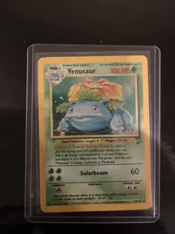 Pokemon TCG Venusaur Base Set 2 Holo Unlimited Rare Card 18/130 - Image 1