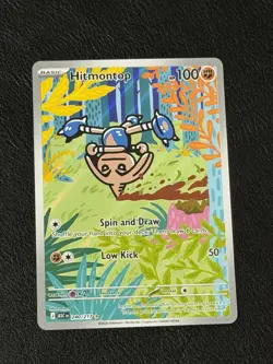 Hitmontop 240/217 Illustration Rare IR Holo Ascended Heroes Pokemon TCG Card - Image 1