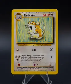 Raticate Pokemon Card Base Set 40/102 TCG 1999 WOTC - Image 1