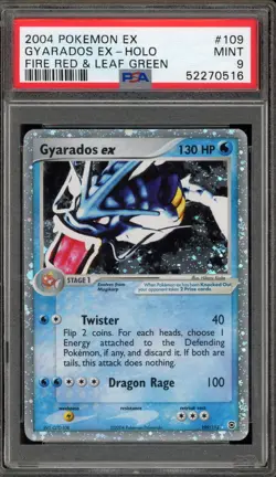 Pokemon Gyarados ex EX Fire Red & Leaf Green Holo Ultra Rare #109 PSA 9 Mint - Image 1