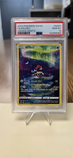 PSA 10 Keldeo GG07/GG70 Crown Zenith Galarian Gallery Full Art Pokemon Gem Mint - Image 1