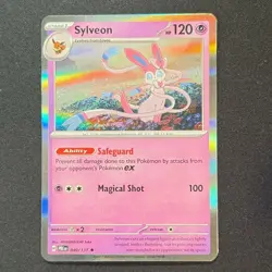 Sylveon 40/131 Rare Holo SV: Prismatic Evolutions Pokemon TCG - Image 1