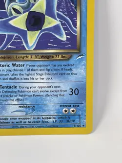 2002 POKEMON NEO DESTINY #19 DARK OMASTAR NM+ - Image 5