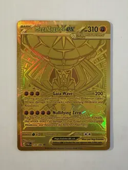 Gold Mega Zygarde EX Mega Hyper Rare 124/88 Pokemon Perfect Order - PACK FRESH - Image 1