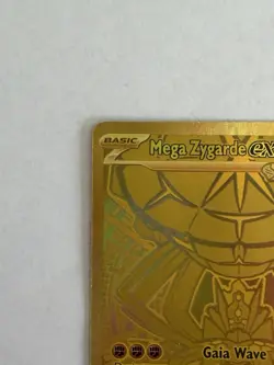 Gold Mega Zygarde EX Mega Hyper Rare 124/88 Pokemon Perfect Order - PACK FRESH - Image 3