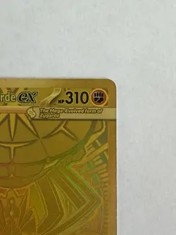 Gold Mega Zygarde EX Mega Hyper Rare 124/88 Pokemon Perfect Order - PACK FRESH - Image 4