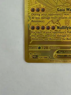 Gold Mega Zygarde EX Mega Hyper Rare 124/88 Pokemon Perfect Order - PACK FRESH - Image 5