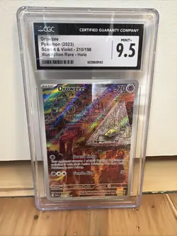 Drowzee 210/198 Scarlet & Violet IR CGC 9.5- Pokemon (GEM 10 REGRADE WORTHY!!) - Image 1