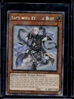 2025 Yu-Gi-Oh! Sage with Eyes of Blue Secret Rare 1st #RA04-EN266 - Image 1