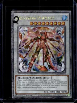 2025 Yu-Gi-Oh! Quarter Century Stampede Crystron Phoenix Secret Rare #RA04-EN058 - Image 1