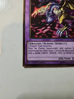 Yugioh Five-Headed Dragon PGL2-EN078 1st Edition Gold Rare Holo - NM - Image 3