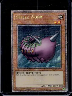 2025 Yu-Gi-Oh! Quarter Century Stampede Needle Worm Secret Rare #RA04-EN112 - Image 1