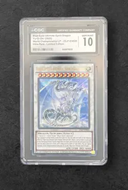 CGC 10 - Blue Eyes Ultimate Spirit Dragon 25LP Ultra Rare YuGiOh! 2025 - Image 1