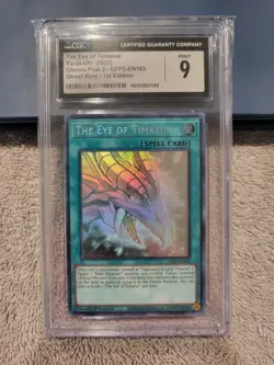 Yu-Gi-Oh! The Eye of Timaeus (Ghost Rare) GFP2-EN183 Graded (CGC 9) 1st Edition - Image 4