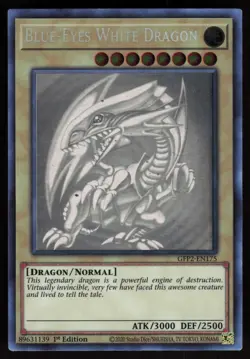 Blue-Eyes White Dragon (Ghost Rare) GFP2-EN175 1st Edition Yu-Gi-Oh - Image 1