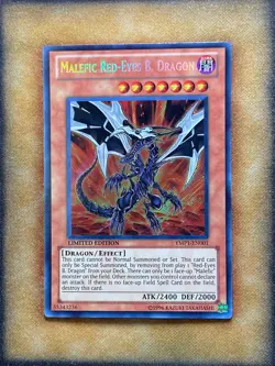 Yugioh Malefic Red-Eyes B. Dragon YMP1-EN001 Secret Rare Limited Edition NM - Image 1