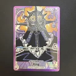 2022 One Piece Romance Dawn King Alt Art Leader OP01-091 English - Image 1