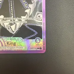 2022 One Piece Romance Dawn King Alt Art Leader OP01-091 English - Image 4