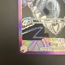 2022 One Piece Romance Dawn King Alt Art Leader OP01-091 English - Image 5