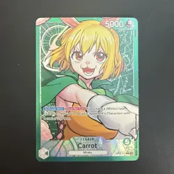 One Piece Carrot OP08-021 Alt Art Leader Two Legends NM English - Image 1