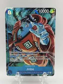 One Piece TCG Jinbe Alt Art OP14-049 SR ENG The Azure's Sea's Seven - Image 1