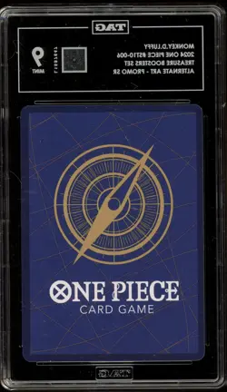 One Piece CCG Monkey.D.Luffy Treasure Booster Alternate Art ST10-006 TAG 9 Mint - Image 2