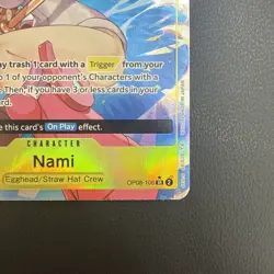 Nami OP08-106 Two Legends Foil Alternate Art Super Rare - Image 4