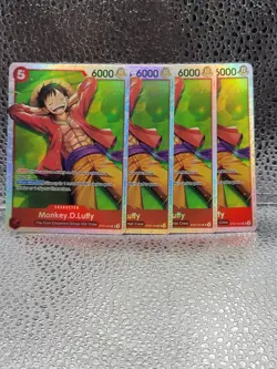 Monkey.D.Luffy ST21-014 Starter Deck EX: Gear 5 X4 Playset One Piece - Image 1