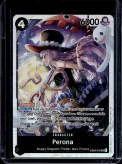 2026 One Piece Heroines Edition Perona Super Rare #EB03-045 - Image 1