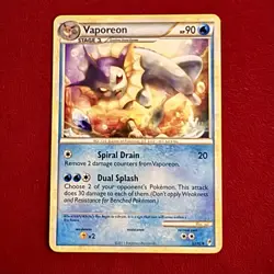 Vaporeon 52/95 Non Holo Call of Legends - Pokemon Card TCG - NM - Image 1