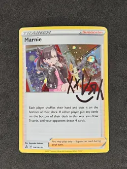 Marnie Cosmos Holo SWSH120 Sword & Shield Promo Pokemon Card NM - Image 1