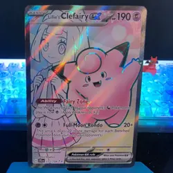 Pokemon TCG Lillie's Clefairy EX Journey Together 173/159 Single Card - Image 1