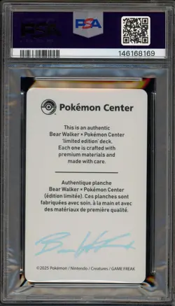 Pokemon Espeon PM Center X Bear Walker Coll. Card Serialized 052/930 PSA 8 - Image 2