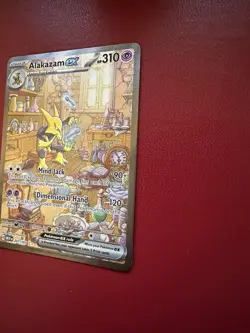 Pokemon TCG Alakazam EX 151 Holo Card Scarlet & Violet 201/165 - Image 2
