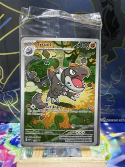 Pokemon Tyrunt MEP/070 Perfect Order Pokemon Center ETB Promo Cards (Sealed) - Image 1