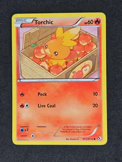 Torchic RC5/RC25 Legendary Treasures Radiant Collection Pokemon Card LP - Image 1