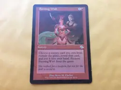 Burning Wish Judgment MTG Magic Card - Image 1