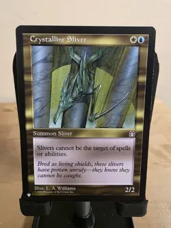 MTG Magic Crystalline Sliver Stronghold The List NM - Image 1