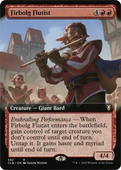Firbolg Flutist (Extended Art) 582 Commander Legends: Battle for Baldur's Gate * - Image 1