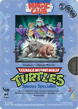 SECRET LAIR X Teenage Mutant Ninja Turtle (TMNT) VHS VILLAINS NON-FOIL - Image 5