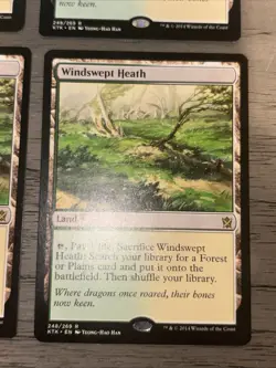 MTG Windswept Heath x4 Khans of Tarkir NM, 1 LP Playset Of 4 - Image 2